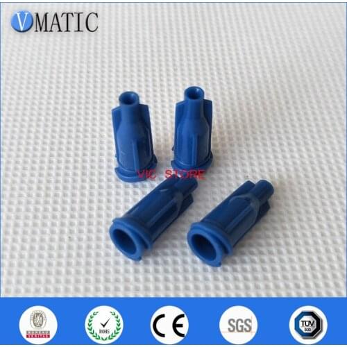 Free Shipping 1000Pcs Luer Lock Screw Type Dark Blue Syringe Caps Dispensing Syringe Cap Stopper