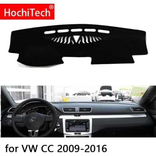 For Volkswagen CC 2009-2016 Right and Left Hand Drive Car Dashboard Covers Mat Shade Cushion Pad Carpets Accessories