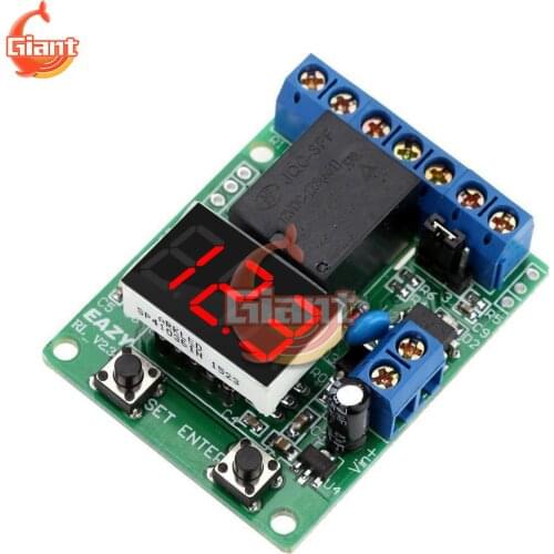 DC 12V Relay Module Relay Switch Control Board Module Relay Module Voltage Detection Charging Discharge Monitor Test