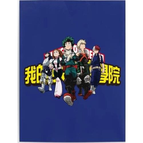 Home Decoration Canvas My Hero Academia Painting Anime Pictures Characters Prints Modular Poster Wall Artwork For Living Room