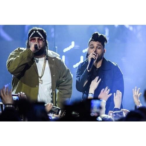 Home Decor The Weekend Music Star 5-Silk Art Poster Wall Sticker Decoration Gift