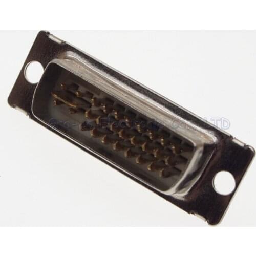 DVI24+5 MALE PLUG Welded wire type 180 degree Welding wire male jack