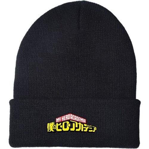 Cosplay Hot Anime Hat My Hero Academia Character Plush Knitted Hat Model Toys Hip Hop Cap for Adults Kids/fans for Gifts