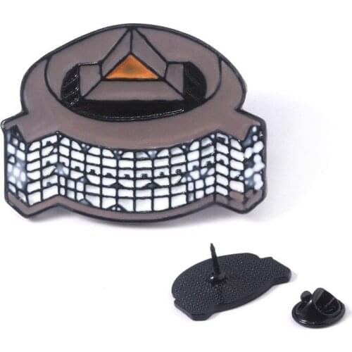 Creative Cartoon Badge Marvel Avengers Headquarters Pins for Backpacks Cute Badge Gifts for Kids Kawaii Pins Badges for Clothes