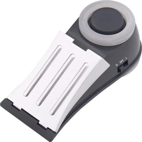 NEW 125 DB Anti-theft Burglar Stop System Security Home Wedge Shaped Door Stop Stopper Alarm Block Blocking System
