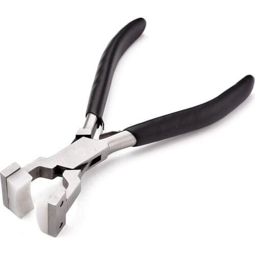 1Pcs 45# Carbon Steel Jewelry Pliers Nylon Jaw Pliers Bending Pliers Jewelry Handmade DIY Tools 14.5x8.25x2.55cm