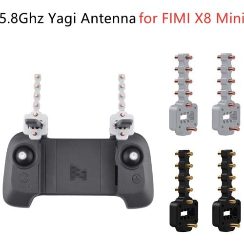 For FIMI X8 Mini 5.8Ghz Remote Controller Yagi Antenna Drone Extender Signal Booster Amplifier Drone RC Accessory