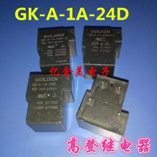 Relay 24VDC GK-A-1A-24D1D 24D3HD 30A 40A