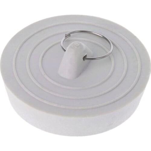 Rubber Sink Drain Stopper Plug With Hanging Ring For Bathtub Kitchen Bathroom