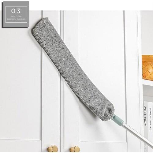 Long Crevice Dust Brush Telescopic Microfiber Dust Mites Cleaning Tools Artifact Cleaning Dust Household Cleaning Windows Duster