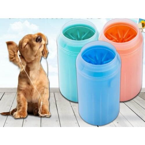 Pet Supplies New Style Pet Foot Wash Cup Foot-Washing Machine Dog Supplies Comb Pet Groomer Bath Brush dog grooming glove