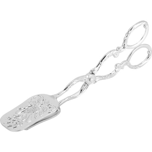 Vintage Food Clip Zinc Alloy Bread Tongs Buffet Party Catering Serving Tongs Kitchen Tableware