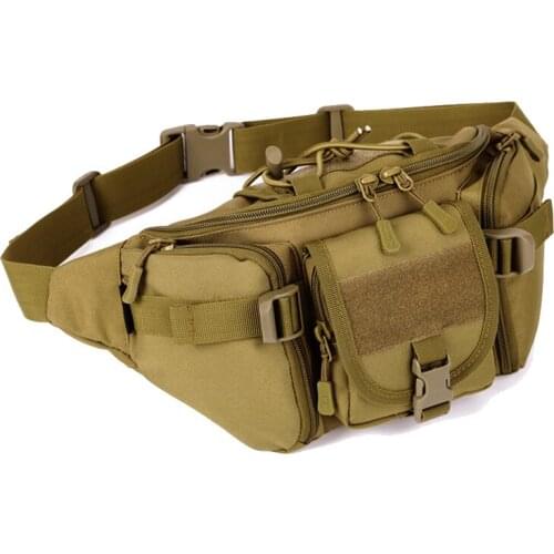 High quality Hip Packs Outdoor Pack Waterproof Bag Tactical Molle System Pouch Belt Bag Outdoor Sports Bags Military Equipment