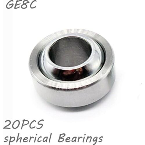 20pcs 8mm GE8C Spherical Bushing Plain Bearing