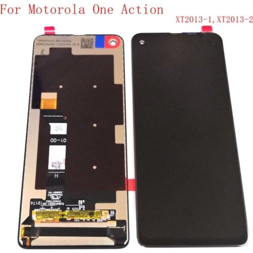 6.3" original For Motorola One Action XT2013-1 XT2013-2 Lcd Screen Display Touch Glass Digitizer Assembly 1080x2520