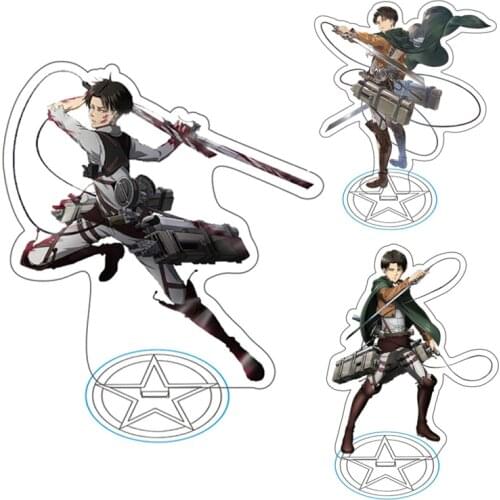 Anime Attack on Titan Acrylic Stand Model Toys two-sided Action Figure Pendant toy gift