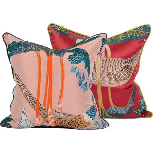 Decorative sofa pillow case cushion cover European style luxury pillow case for living room