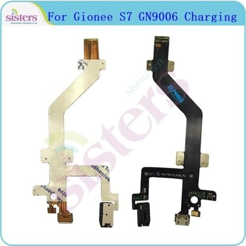 For Gionee S7 GN9006 USB Charging Port Flex Cable Earphone+Microphone New Original Phone USB Charger Cable For Gionee S7 GN9006