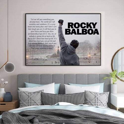 Painting Nordic Bedroom Decoration Picture Bodybuilding Print Posters Motivational Black and White Quote Wall Art Canvas