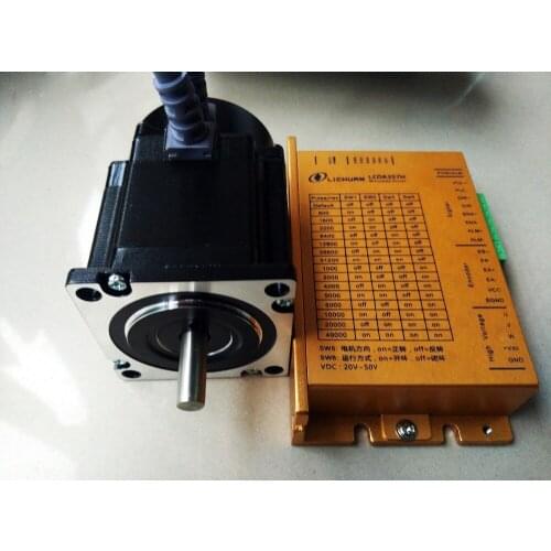 NEMA23 1N.m 3phase easy servo Closed loop stepper motor drive kit CNC DC20-50V LCDA357H+LC57H355