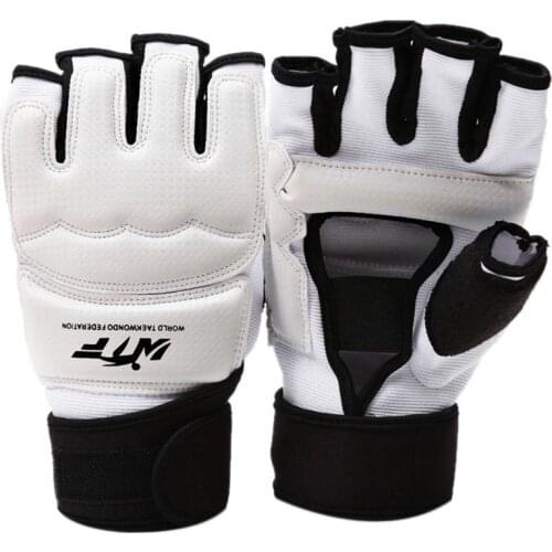 New Half Finger Fight Boxing Gloves Mitts Karate Sandbag TKD Protector For Boxeo MMA Muay Thai Kick Boxing Training