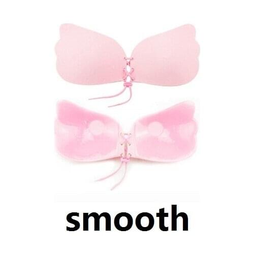 Sexy Women Strapless Bra Invisible Push Up Bra Ladys Smooth Underwear Sexy Self Adhesive Brassiere Invisible Silicone Lingerie