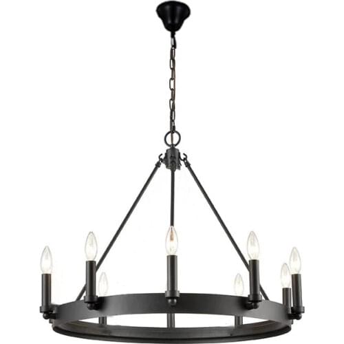 Industrial Vintage Pendant lamps retro wrought iron antique pendant lights For Kitchen Bedroom Living Room Indoor LED lighting