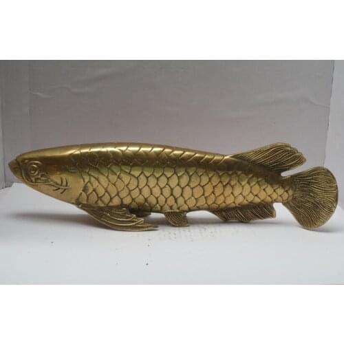 Christmas decorations for home+ christmas decorations for home+ Metal Crafts Chinese Brass Carved Fish Statue , Fish sculpture