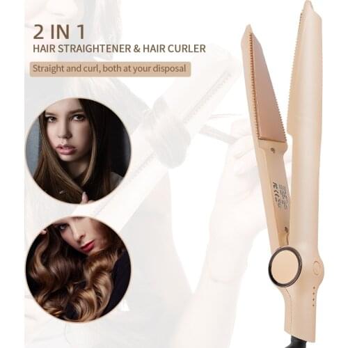 Electric Professional Ceramic Hair Curler Straightener Curling Iron Roller Curls Wand Waver Fashion Hair Styling Tools