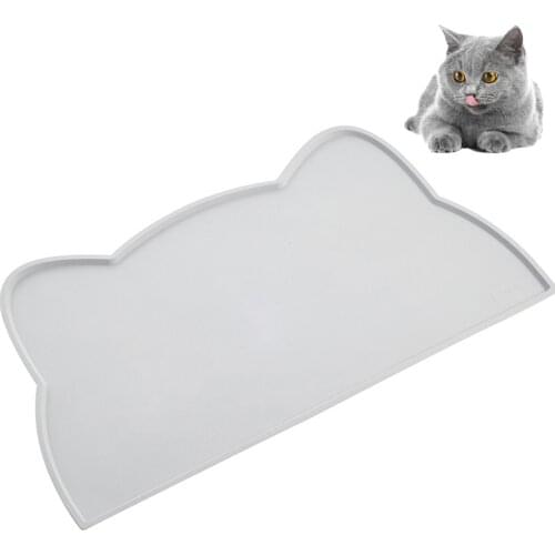 Cat Mat Silicone for Dogs Cats Bowl Mat Non-Stick Food Pad Water Cushion Waterproof Pet Raised Edges Food Safe Dropshipping