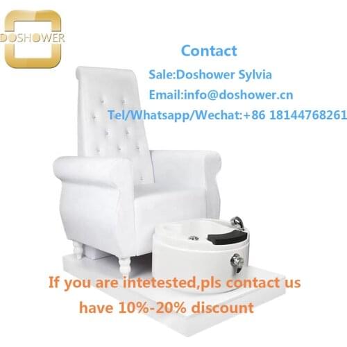 Nail salon chairs with foot spa pedicure chair for queen salon spa chairs