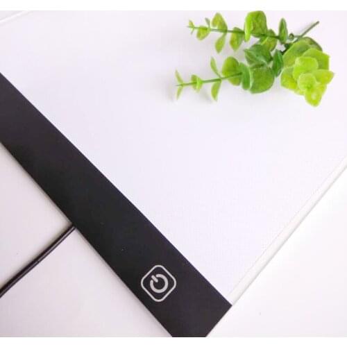 Touch dimming Ultrathin 4mm A4 LED Light Tablet Pad Apply to EU/UK/AU/US/USB Plug Diamond Embroidery Diamond Painting painting