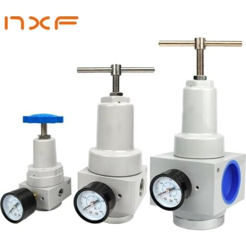 QTYH-8 QTYH-10 QTYH-15 QTYH-25 QTYH-50 1/4 3/8 1/2 2 BSP Inlet Port Pneumatic High Pressure 0~40 bar Air Regulator With Gauge