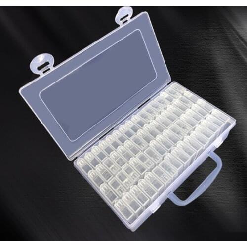 64 Grid Dismountable diamond painting Accessories Diamond Embroidery Cases PP plastics Box Organizer Home Storage boxes