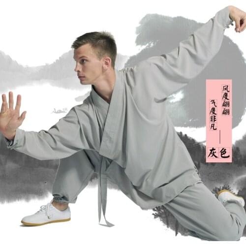 High Han Female Buddhist Chinese Tai Chi Clothing Summer Morning Martial Arts Training Clothing