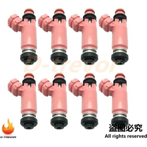 8PCS OEM Fuel Injector Nozzle 195500-3910 16611-AA370 For Subaru STI WRX Forester 2.5L 2006-2012