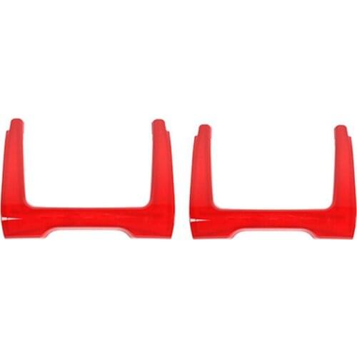 Rear Seat Back Net Pocket Decoration Cover Frame Trim ABS for Dodge Durango 2011-2021 Car Accessories Red