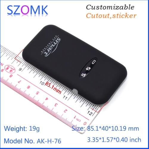 4 pcs 85*40*10mm hot selling IP65 plastic electronics enclosure GPS tracker housing soft instrument device box GPS tracking box