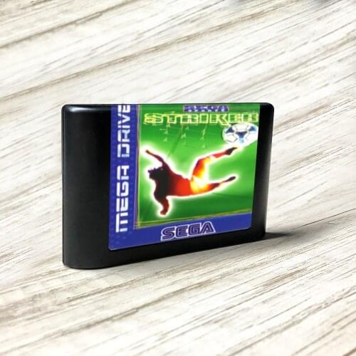 Striker - EUR Label Flashkit MD Electroless Gold PCB Card for Sega Genesis Megadrive Video Game Console