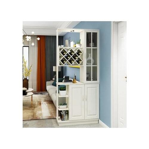 Porch cabinet entrance partition shoe cabinet modern door hall cabinet European light luxury living room dining room screen shel