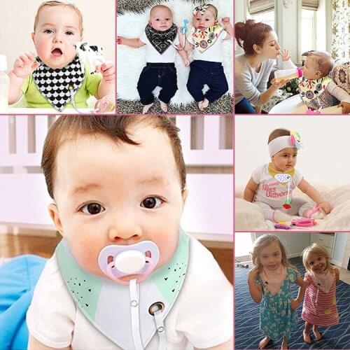 Saliva Towel Baby Bibs & Anti-drop Rope Super Absorbent Infant Cotton Bandana Dribble Bib Scarf Newborn Feeding