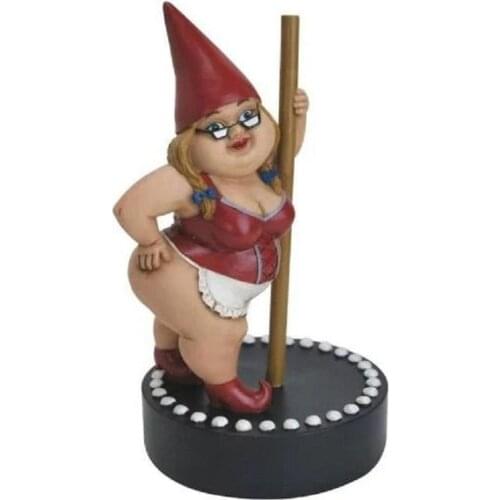 Sexy Dancing Ladies Statue Ornaments Funny Tiny People Resin Sculpture Mini Woman Model Figurines Lawn Yard Garden Decoration