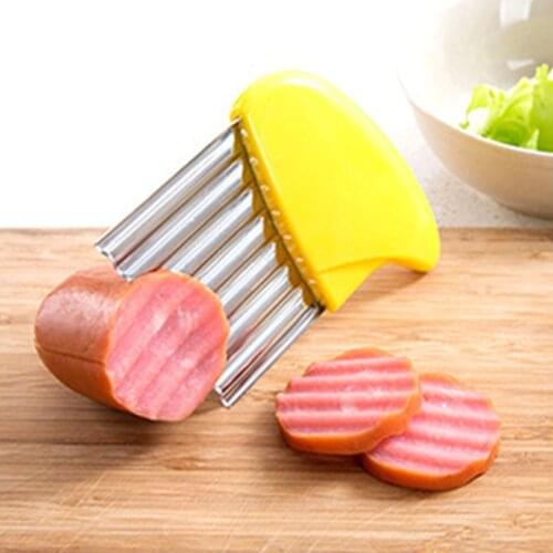 Peeler Supplies Stainless Steel Multifunction Potato Wavy Shape French Fries Cutter Slicer Kitchen Tools