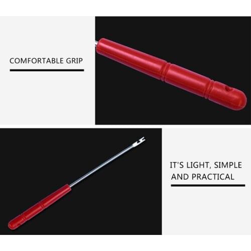 Hook Remover Stainless Steel Fishing Decoupling Device Portable Fishing Tool For Deep Throat Fish Hook Extractor