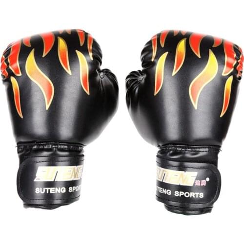 1 Pair Children Boxing Gloves Kids Fitness Equipment De boxeo Kick Boxing Luva De Boxe Boxing Equipment Jumelle Boy 3-12Year