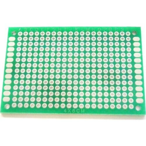10pcs Double Side Prototype PCB Board 4x6 cm Diy Universal Printed Circuit Board Kit 4*6cm Circuit Prints Soldering Board