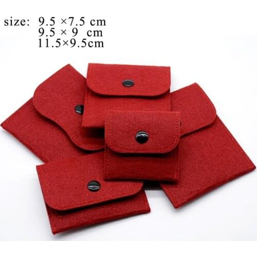 Surprise Price 10 pcs/lot Small Items Jewelry Storage Bag Earrings Storage Bag Necklace Ring Jewelry Packaging Travel Carrying