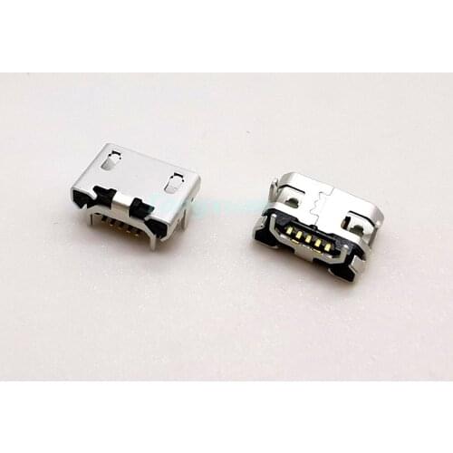 10 Pcs Micro USB Connector 5 Pin Usb Jack Charging Socket Female For MP3/4/5 Huawei Lenovo ZTE B type