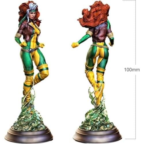 100mm 10cm Resin Model Kits Forest Female Warrior Figure Unpainted No Color RW-321