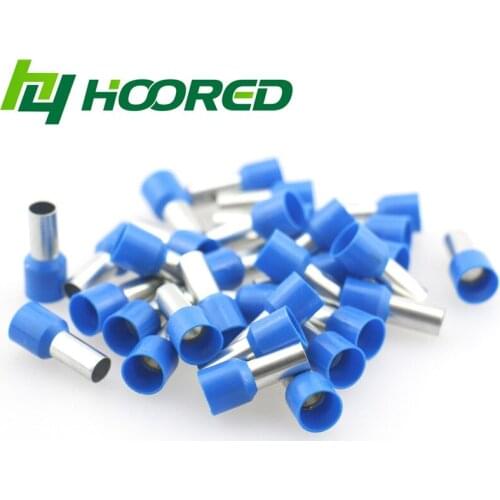 100 pcs/pack E1508 Tube Insulated Cord End terminals 1.5MM2 Cable Wire Connector Insulating Crimp Terminal